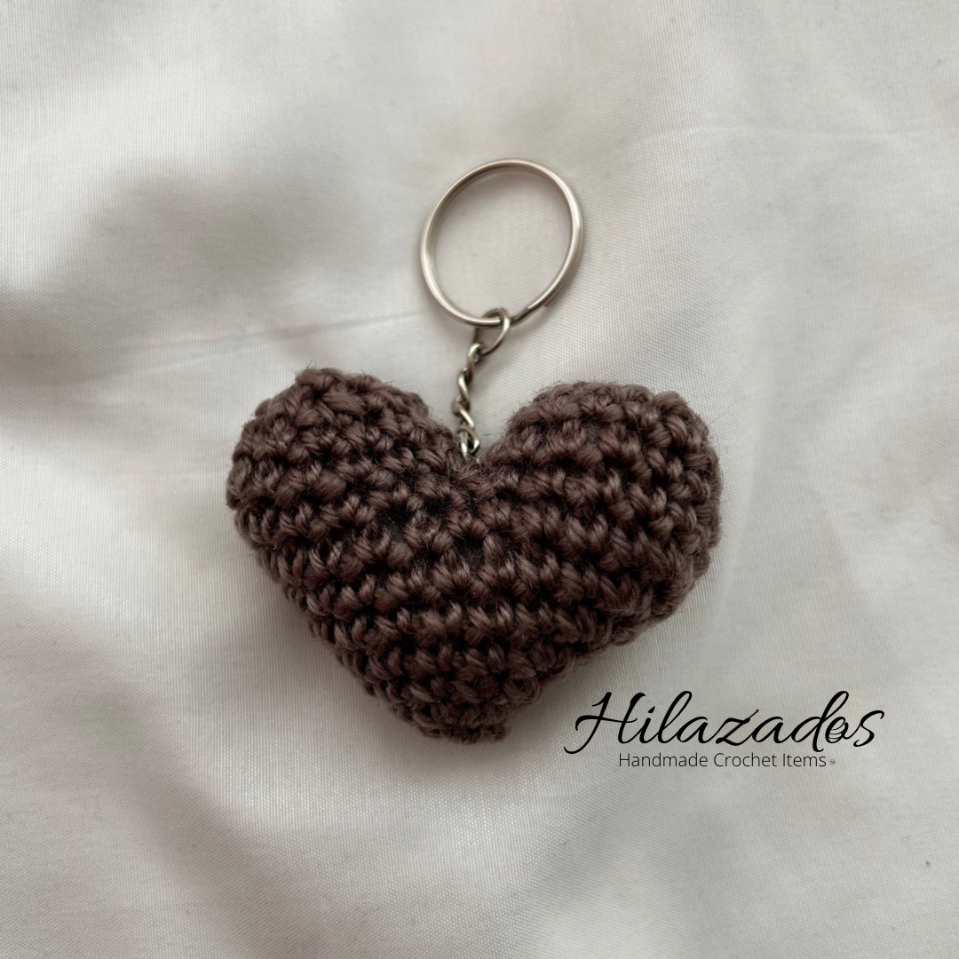 Stuffed Heart Keychain