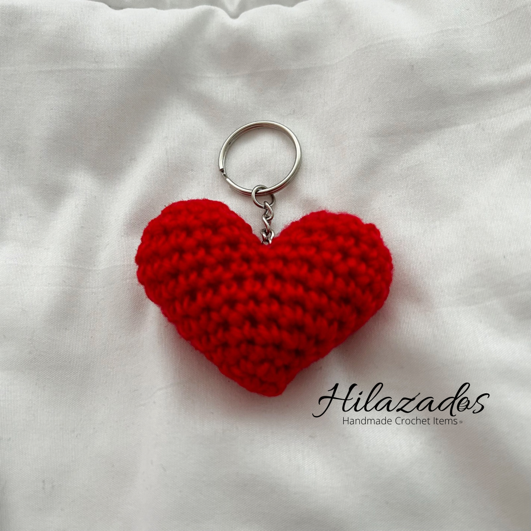 Stuffed Heart Keychain