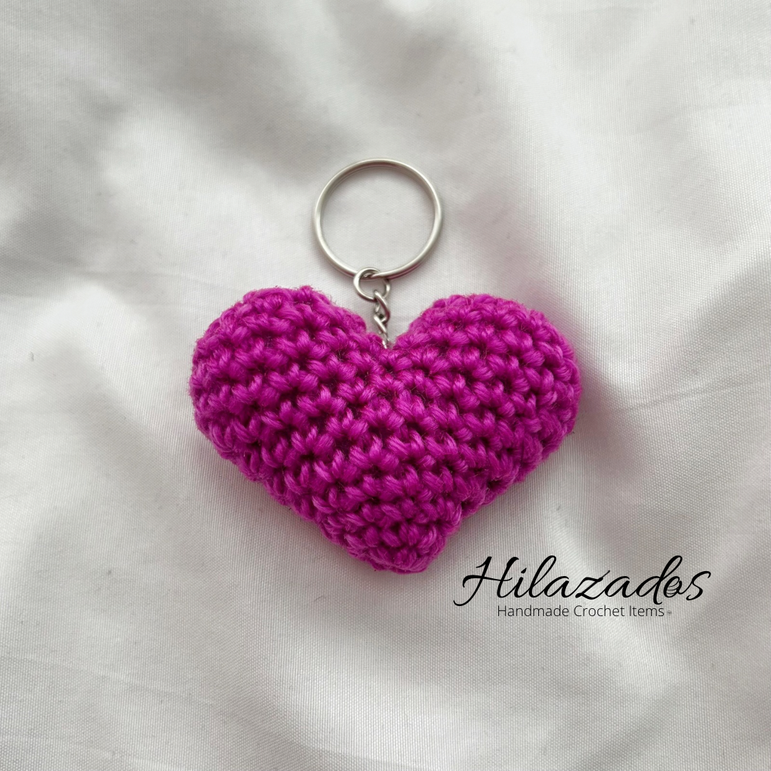 Stuffed Heart Keychain