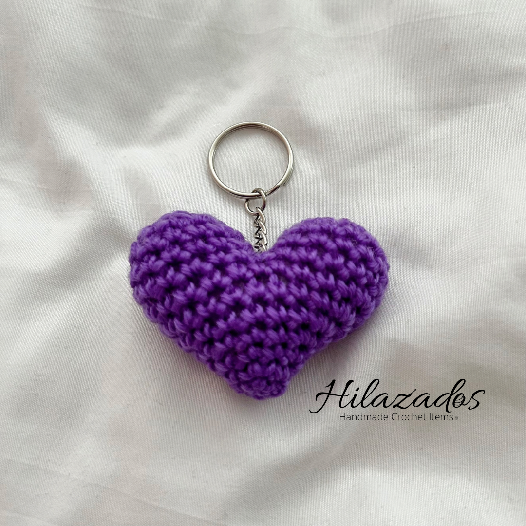 Stuffed Heart Keychain