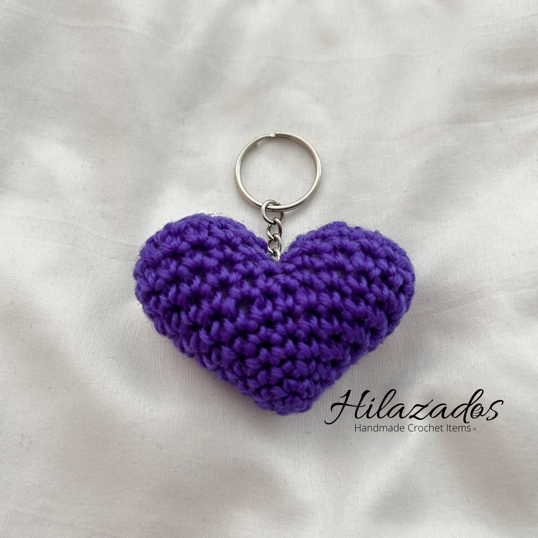 Stuffed Heart Keychain