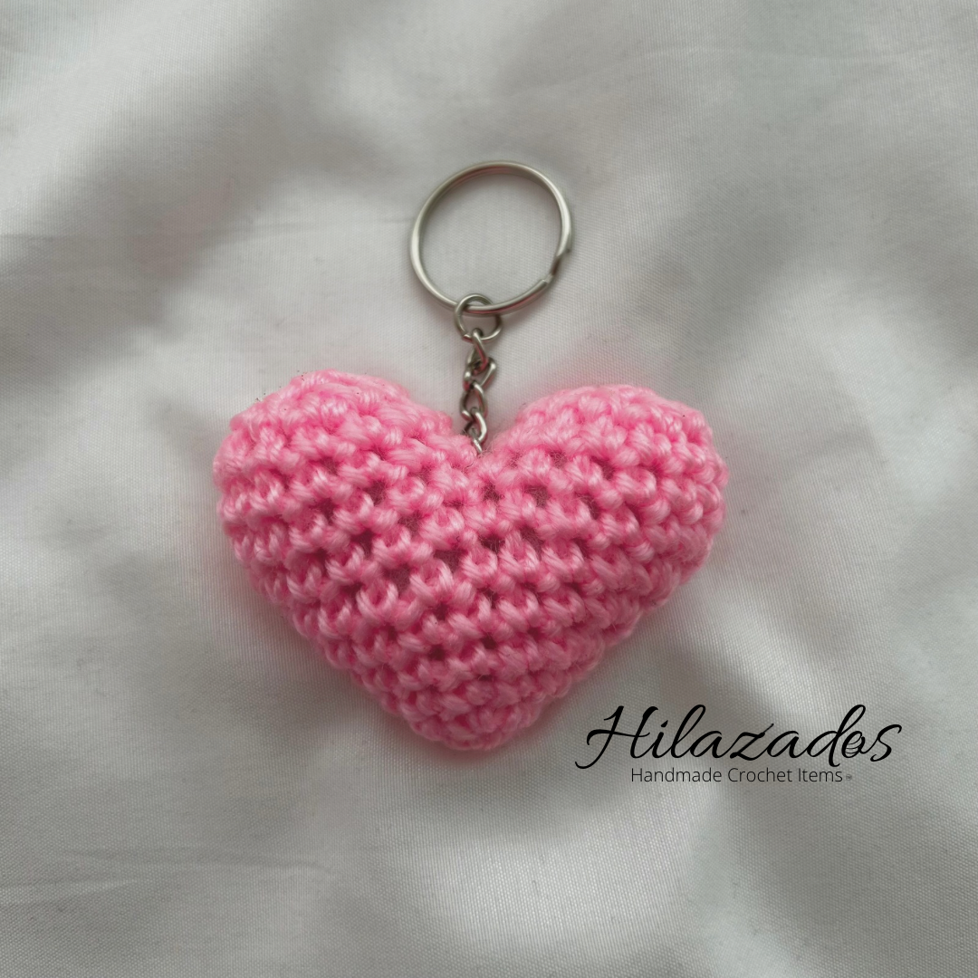 Stuffed Heart Keychain
