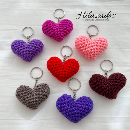 Stuffed Heart Keychain